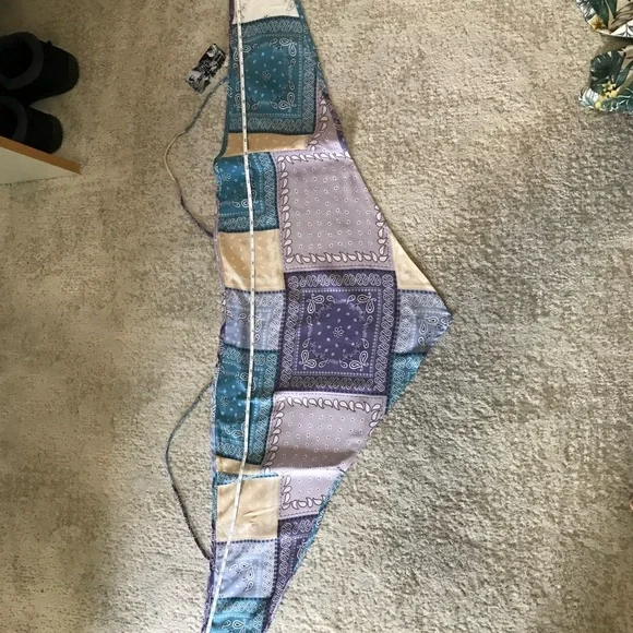 Patchwork Bandana Print Top - Picture 1 of 5